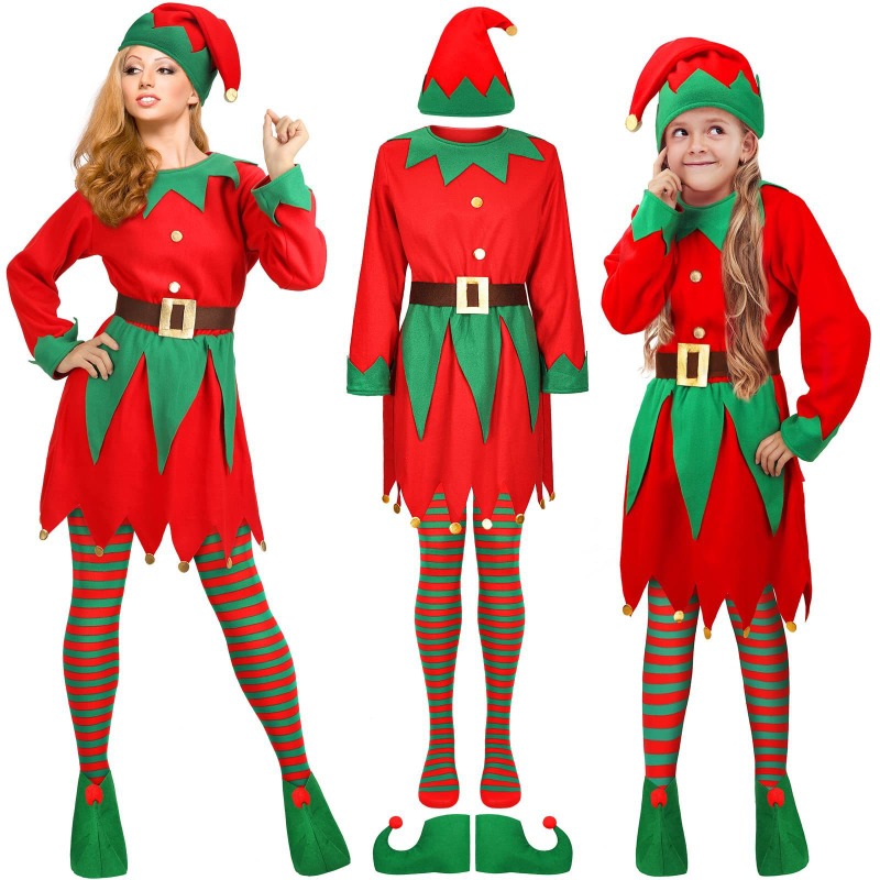 Elf Costume Christmas - Christmas Costume Adult Christmas Costume Children's