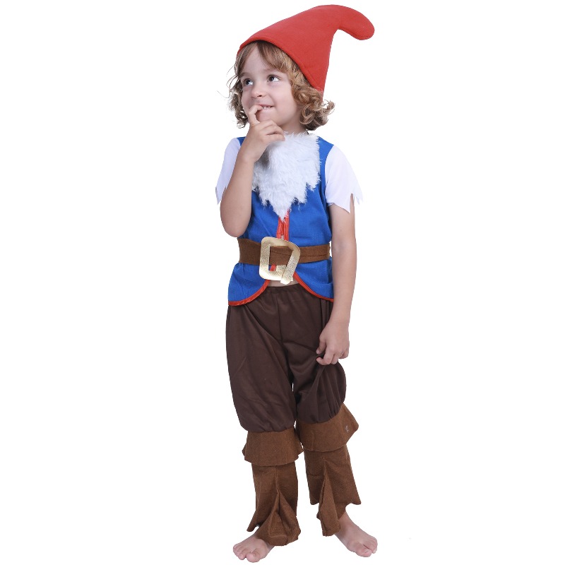 Elf Costume Christmas - Child Mushroom Christmas Elf Costume, Kindergarten