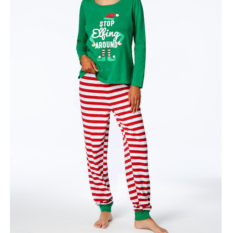 Elf Costume Christmas - Christmas Couples Matching Pajamas Sets Women