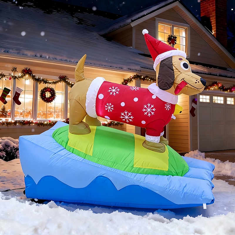 Christmas Lights Outdoor - 5Ft Christmas Supplies Inflatable Air Model