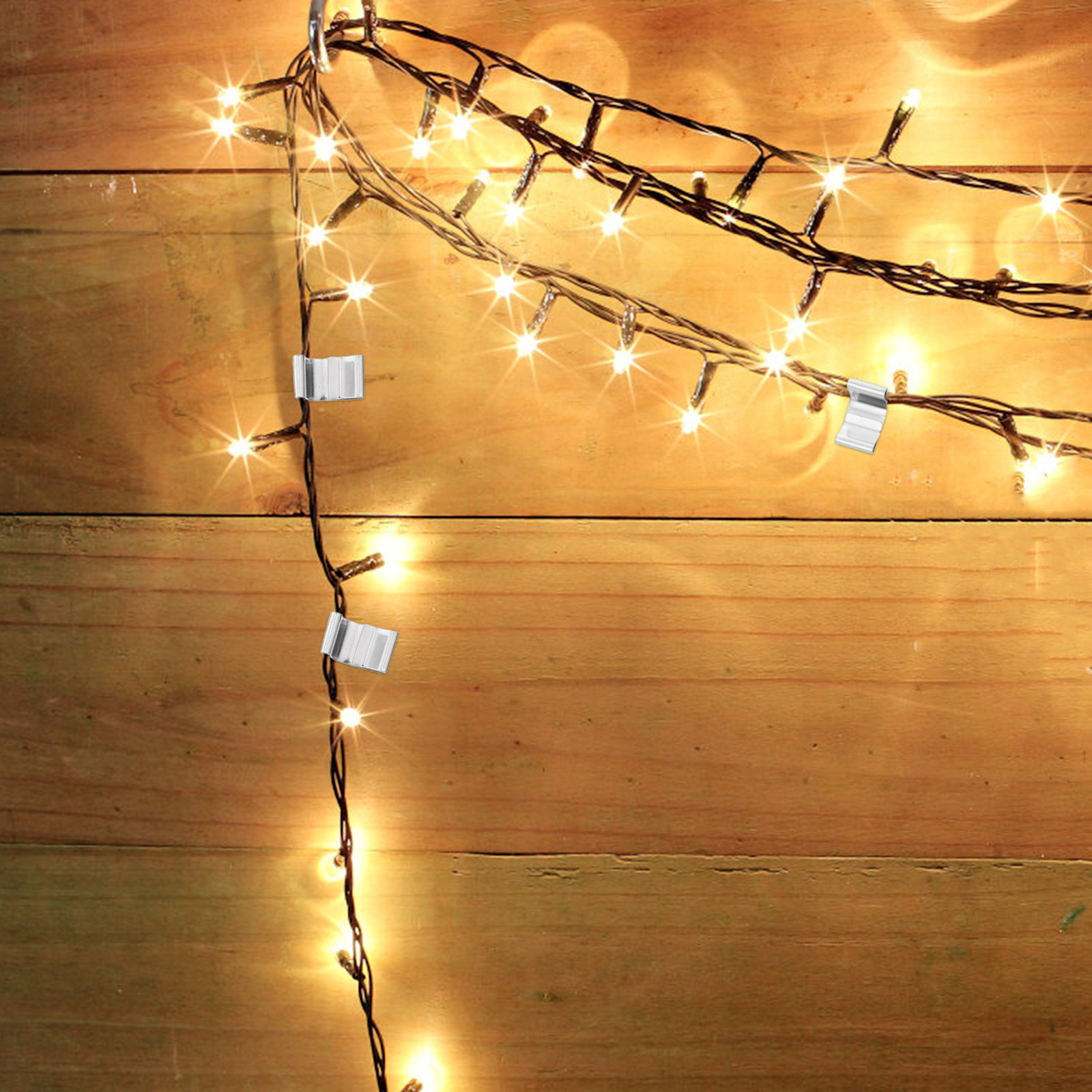 100Pcs Rustproof Metal Gutter  - Christmas Lights Outdoor recension och pris