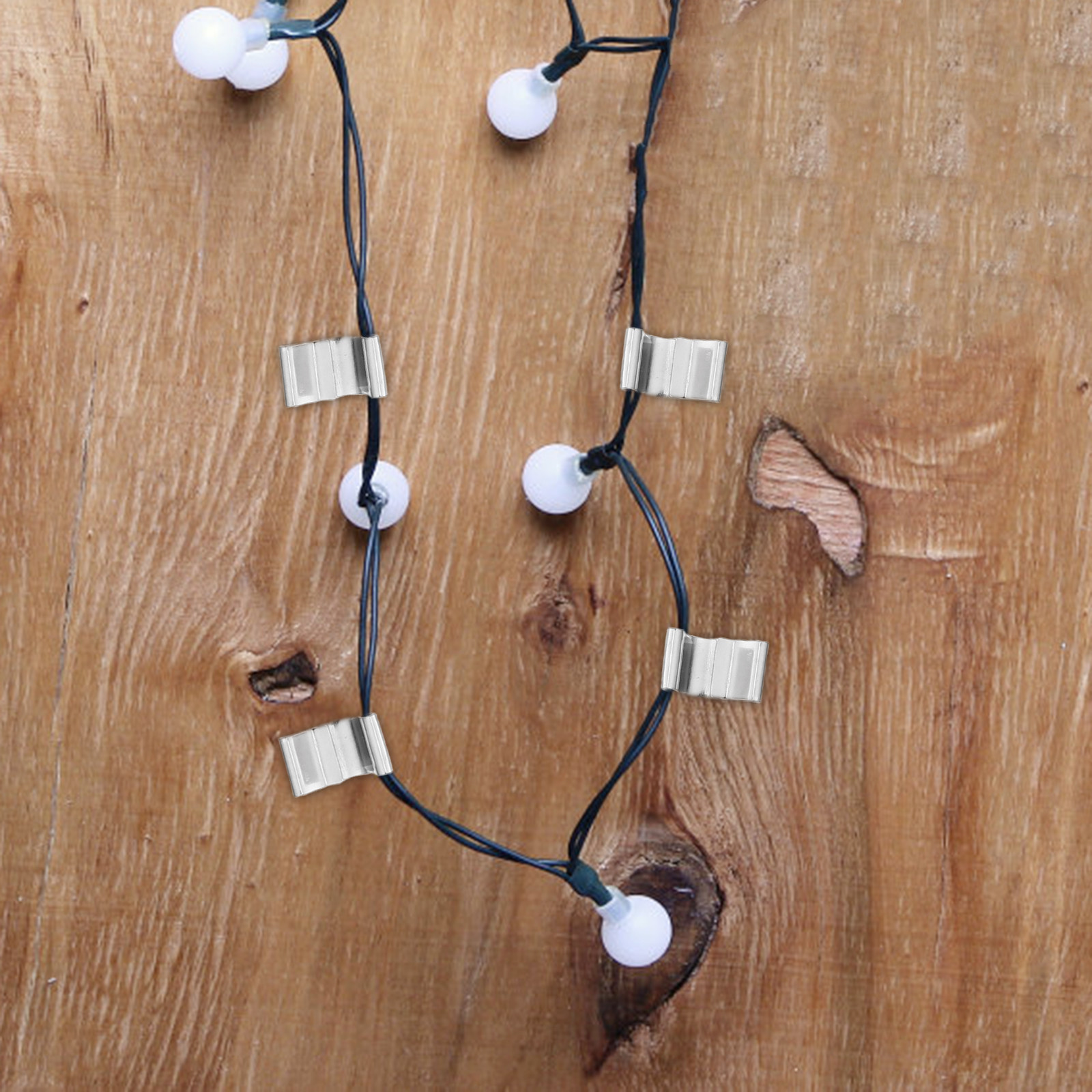 100Pcs Rustproof Metal Gutter  - Christmas Lights Outdoor recension och pris
