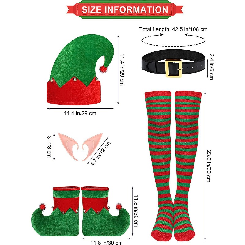 Christmas Green Elf Cosplay Dr - Elf Costume Christmas recension och pris