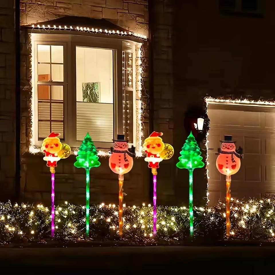 1Set of Solar Santa Claus&Chri - Christmas Lights Outdoor recension och pris