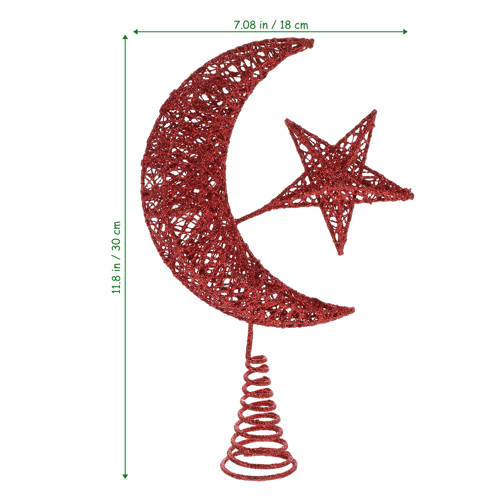 Festive Christmas Star Moon Tr - Star Tree Topper recension och pris