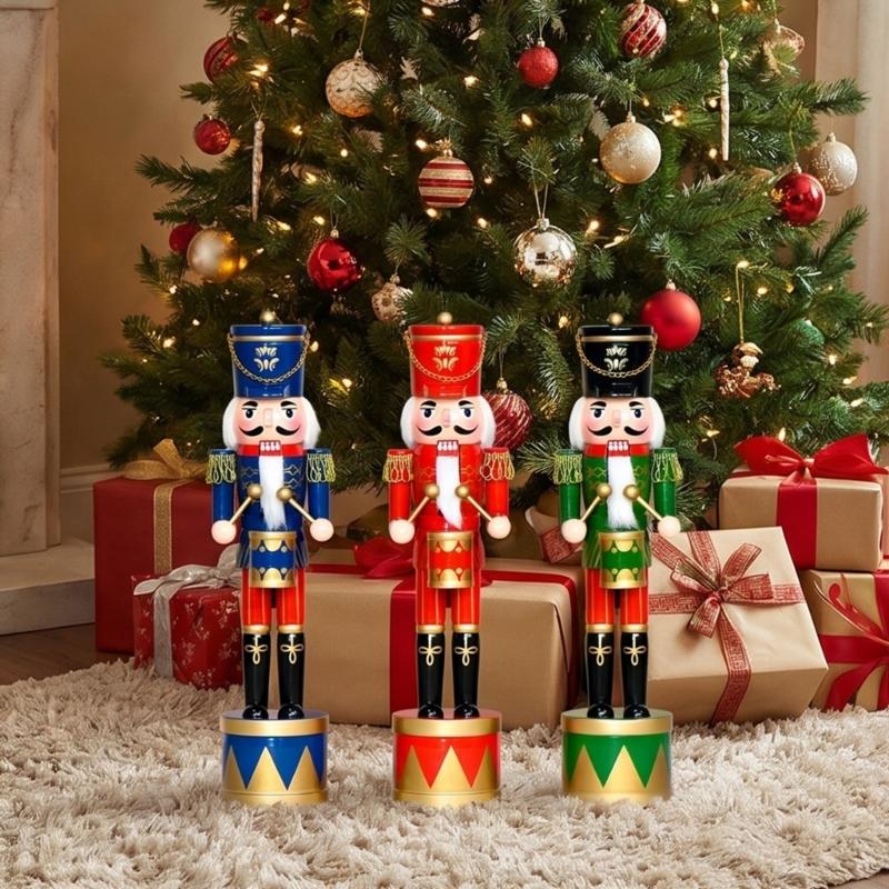 36Cm Wooden Nutcrackers Drum S - Nutcracker Figurine recension och pris