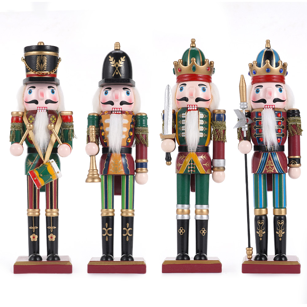 30CM Wooden Nutcracker Christm - Nutcracker Figurine recension och pris