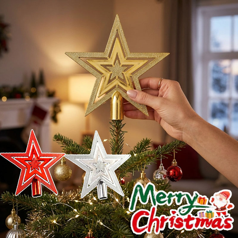 1-20PCS Five Point Star Orname - Star Tree Topper recension och pris