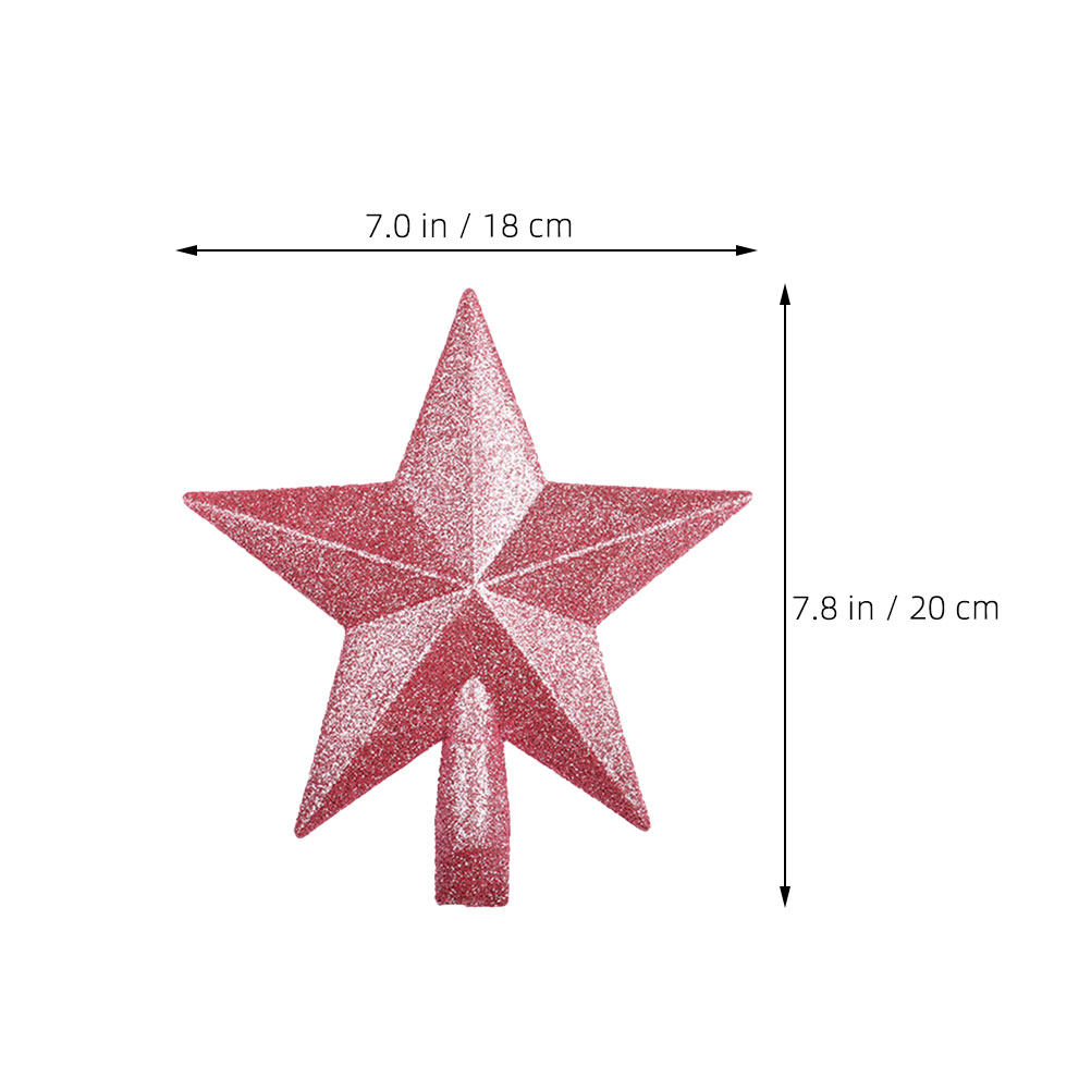 3 Pcs Holiday Christmas Orname - Star Tree Topper recension och pris