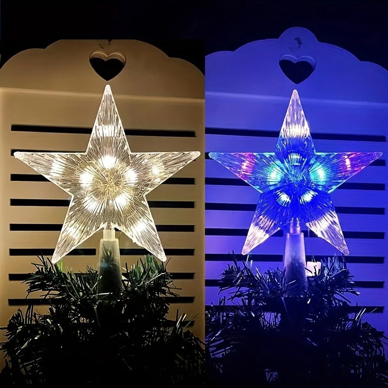 15cm Christmas Decoration Glow - Star Tree Topper recension och pris