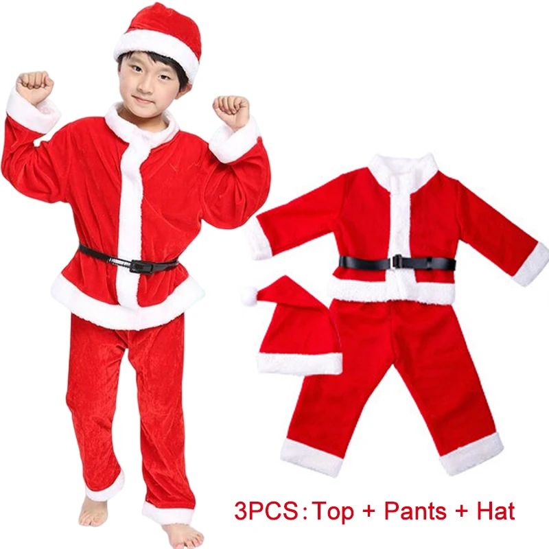 New Year Kids Santa Claus Cost - Elf Costume Christmas recension och pris