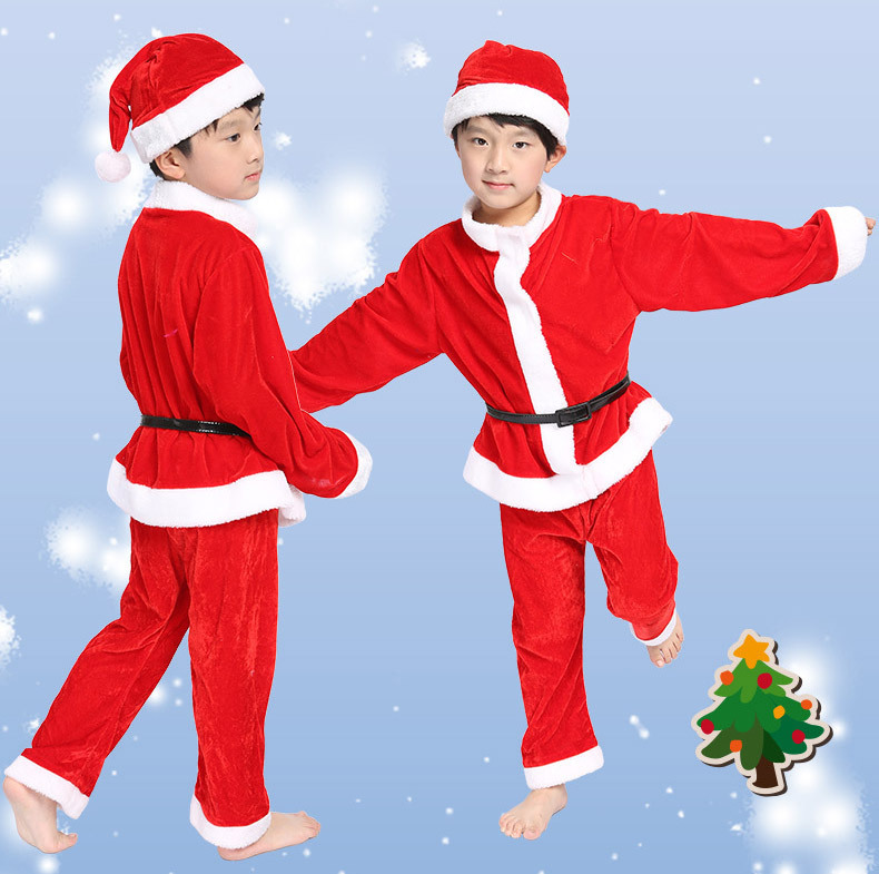 New Year Kids Santa Claus Cost - Elf Costume Christmas recension och pris