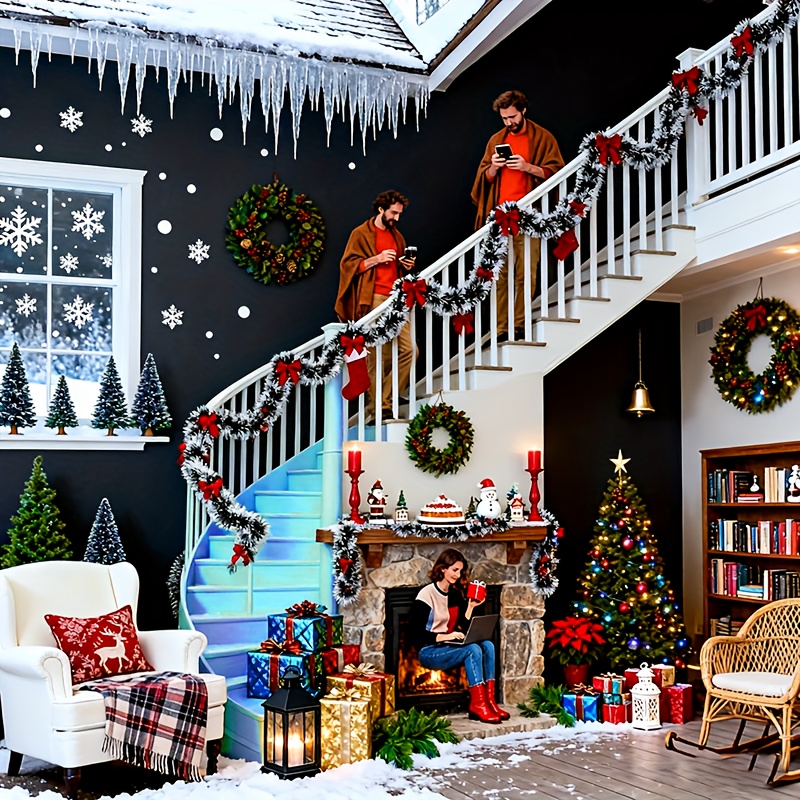 Artificial Christmas Garland X - Tinsel Garland Decoration recension och pris