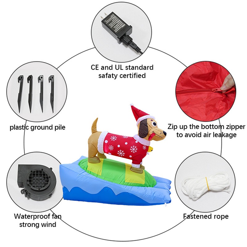 5Ft Christmas Supplies Inflata - Christmas Lights Outdoor recension och pris